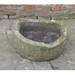 Stone trough W 51 cm