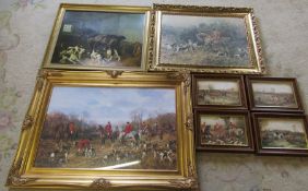 Various horse and hunting prints