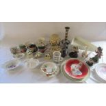 Assorted ceramics inc Royal Doulton, Wade and Wedgwood