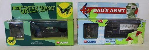 2 Corgi boxed diecast vehicles Green Hornet CC50902 & Dad's Army 09002