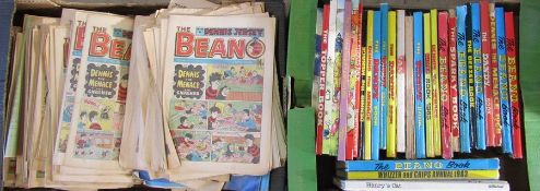 Quantity of Beano comics and annuals etc