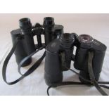 Pair of Carl Zeiss Jena 10 x 50 binoculars & a pair of Yashica 10 x 50 binoculars