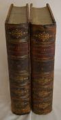 Two volumes of Latin Lexicon by James Bailey published in 1828