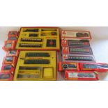 Hornby, Tri-Ang and Lima model train engines, carriages and track etc inc BR Class 08 Diesel
