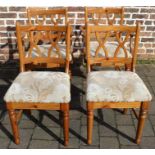 4 Ducal chairs - 2 carvers & 2 dining