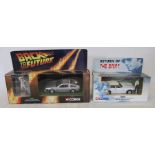 Corgi diecast model set "Back to the Future"  1:36 scale, and Return of The Saint CC00301