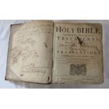 Georgian Holy Bible dated 1762