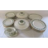 Royal Doulton 'Tapestry' pattern part dinner service