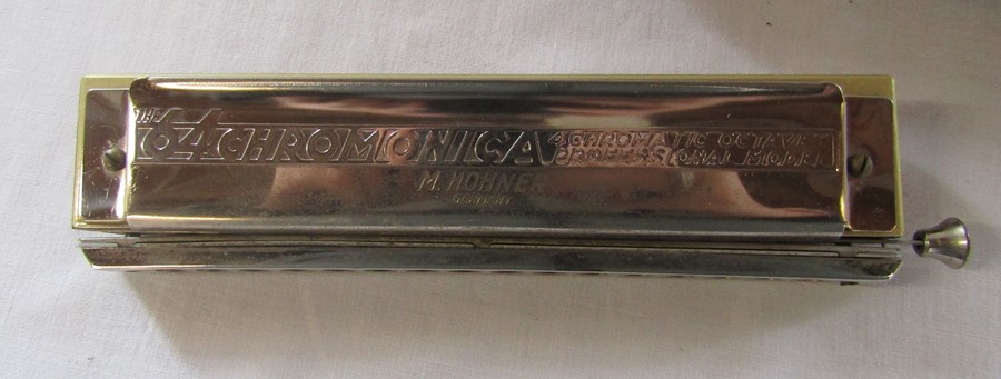 Hohner 64 Chomonica / harmonica with box - Bild 2 aus 2