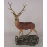 Royal Doulton stag figure H 36 cm L 22.5 cm