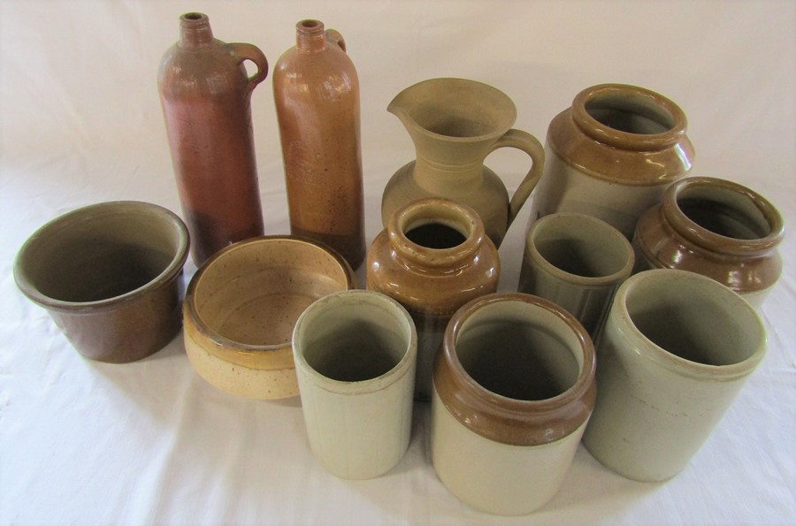 Assorted stoneware pots etc (some not shown in picture)