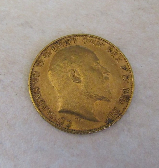 Edward VII half sovereign 1910