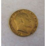 Edward VII half sovereign 1910