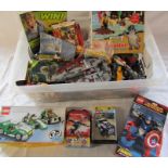 Boxed of assorted Lego (unchecked)