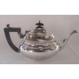 Silver teapot Birmingham 1927 total weight 18.39 ozt