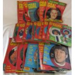 Quantity of Goal magazines from the late 1960s/ early 1970s