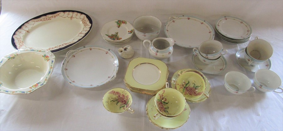 Selection of part tea services etc inc Paragon and Alfred Meakin