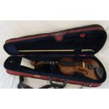 Stentor 3/4 student violin with bow and case