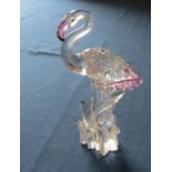 Swarovski Flamingo (part of the Feathered Beauties range) 289733 H 15 cm complete with box etc