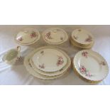 Grindley 'Cream petal' pattern part dinner service