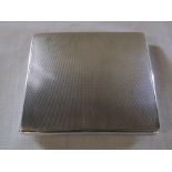 Continental silver cigarette case weight 3.55 ozt