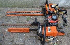 2 petrol hedge cutters & a Stihl 025 chainsaw