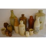 Collection of late 19th/early 20th century stoneware bottles including Schweppes, Baldwin & Co.