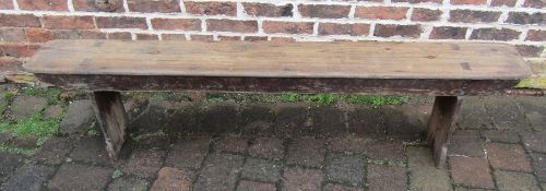 Vintage school bench L 5' 8"