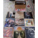 Approximately 51 33 rpm LPs inc The Police, Simon & Garfunkel, Pink Floyd, Dire Straits, Elton John,