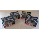 4 boxed Corgi James Bond die cast cars inc The world is not enough & On her Majesty's secret