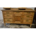 Victorian pine cabinet L 114cm H 66cm