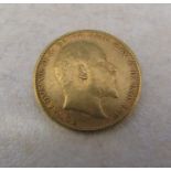 Edward VII full gold sovereign 1904