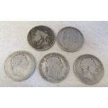 5 George III crowns