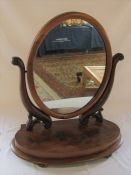 Victorian toilet mirror