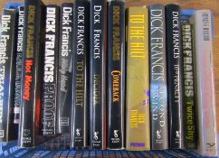 Collection of hardback Dick Francis books (some 1st editions)