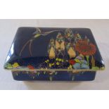 Carlton ware lustre 'fantasia' pattern trinket pot L 15.5 cm H 6.5 cm