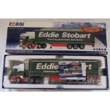 Corgi special edition Eddie Stobart Scania R curtainside trailer 1:50 die cast model