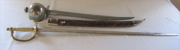 2 reproduction swords