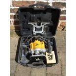 Cased JCB router with tools