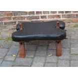 Camel saddle stool