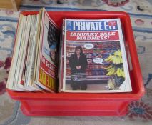 Quantity of Private Eye magazines (and 2 annuals not shown in picture)