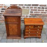 Small chest of drawers and a pot cupboard