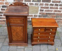 Small chest of drawers and a pot cupboard