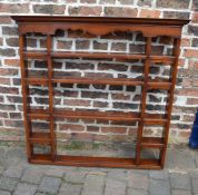 Reproduction Georgian shelf / dresser top in mahogany H 114 cm L 118 cm