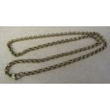 9ct gold necklace weight 16.6 g L 18 "