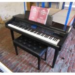 Yamaha Clavinova CVP-98 electronic piano / keyboard with instructions and stool - 88 keys, 613 sound