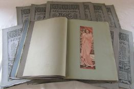 12 volumes of International Art past and present by Virtue & Co London