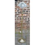 Brass standard lamp