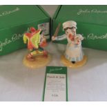 Boxed limited edition Beswick Punch & Judy with certificate 0536/2500 H 13 cm