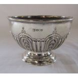 Edwardian silver pedestal bowl H 8 cm weight 3.87 ozt Sheffield hallmark (date letter